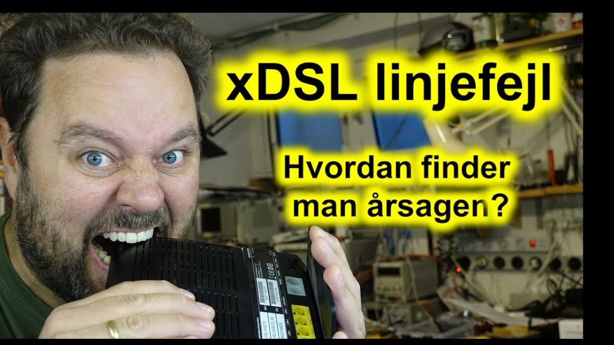 Hvordan finder man årsagen til en dårlig ADSL eller VDSL linje?